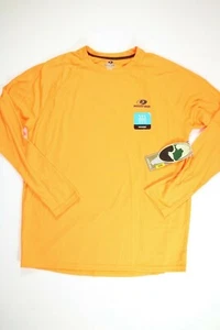 Mens Mossy Oak Orange Moisture Wicking Long Sleeve Thermal T Shirt NEW! NWT - Picture 1 of 3