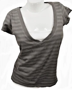 GESTREIFTES T-SHIRT TOP & CAMISOLE SET, NEW LOOK, GRÖßE UK 8, 10, 12, 14, 16, LT303 - Bild 1 von 3
