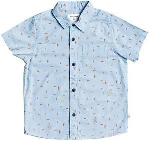 New NWT Boys Quiksilver Little Pacific Short Sleeve Button-up Shirt Size 6 - Picture 1 of 3