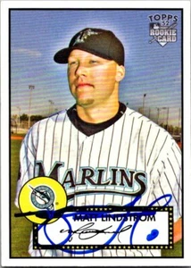 Matt Lindstrom autographed baseball card (Marlins) 2007 Topps 52 Rookie #34 - Picture 1 of 1