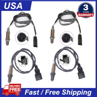 Conjunto (4) Sensor de Oxigênio Up+Down Para BMW 545I 645CI 745I 745LI Alpina B7 760I 760LI - Imagem 1 de 4