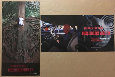 At the Drive in MARS VOLTA Rare 2004 DOUBLE SIDED PROMO POSTER FLAT 4 Frances CD - Image 1 of 4