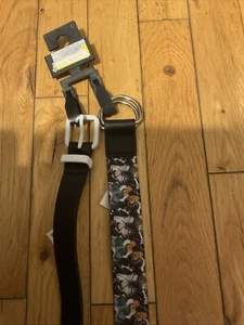 Target Set Of 2 Kids BELTS SIZE L. New With Tags 1 Black & 1 Multi Colored - Picture 1 of 2