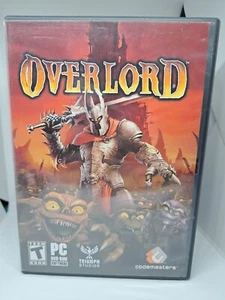 Overlord PC Video Game Complete map manual shiny disc - Picture 1 of 7