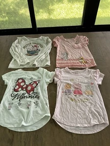 Lot Of 4 GIRLS TOPS SIZE 4 TO 5 T - Picture 1 of 8