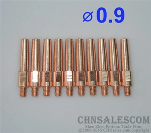 10 PCS Panasonic Type MIG/MAG Welding Air cooled Torch Contact TIP 0.9mm 0.035" - Picture 1 of 1