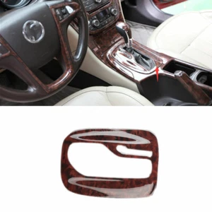 Fit For Buick Regal 2009-2016 Wood Grain Middle Console Gear Shift Panel Trim - Imagen 1 de 8