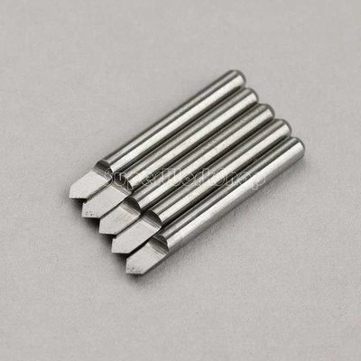 10 x Carbide PCB Engraving CNC Bit Router 90 Deg 0.5mm - Image 1 of 4
