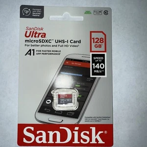 SanDisk SDSQUAB-128G-GN6MA 128GB Ultra microSDXC A1 UHS-I/U1 Class 10 Memory - Picture 1 of 1