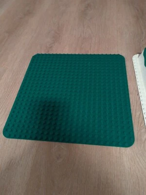 Lego DUPLO genuino 15" x 15" alfombrilla de construcción verde Foto 1 de 2