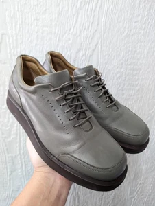 Bally Italy Rutger Leather Comfort Casual Shoes Oxfords Career Men's Size 6.5E - Picture 1 of 8