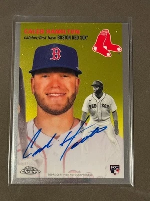 2023 Topps Chrome Platinum Anniversary - Autographs Caleb Hamilton #CPA-CH - Image 1 of 2