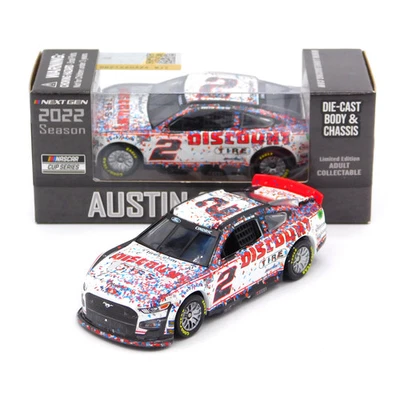 Austin Cindric 2022 Discount Tire Daytona 500 Win Diecast Chassis 1:64 Nascar - Image 1 of 4