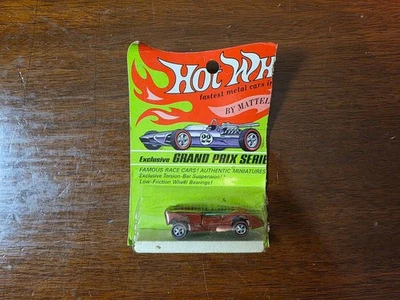 1969 Hot Wheels Redline McLaren M6A nos EUA Marrom - Frete Grátis - Imagem 1 de 4