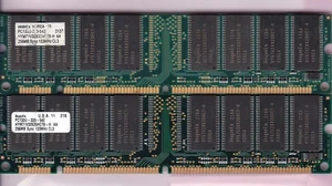 512MB 2x256MB PC-133 HYNIX HYM71V32635HCT8-H AA Memory Kit 32Mx64 PC133 SDRAM - Picture 1 of 5
