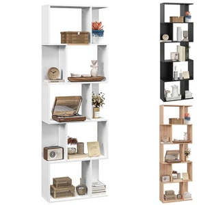 HOMCOM Mobile Libreria Moderno a 5 Ripiani in Legno 60x24x184.5 cm - Foto 1 di 31