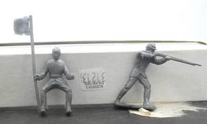 Tootsie Toy 54mm Civil War Figures Two Different - Picture 1 of 3