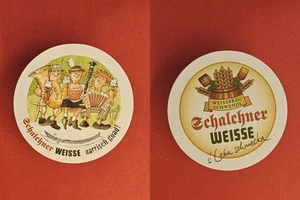 Schwendl Schalchner Weisse Musiker Brauerei Bierdeckel Bier - Picture 1 of 1