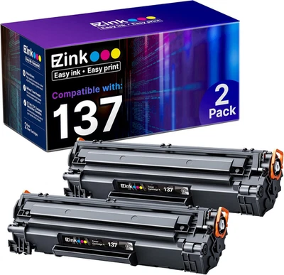 E-Z Ink Compatible Toner Cartridge Replacement for Canon 137 Black Toner Cartrid - Image 1 of 4