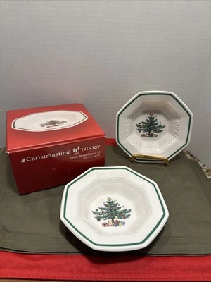 4 fruteros de Navidad Nikko 5 3/4" Foto 1 de 4