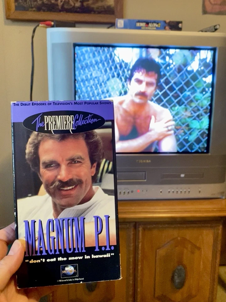 VHS Magnum P.I. - Don't eat the snow in Hawaii - Tom Selleck TV show Daddy - Image 1 of 4