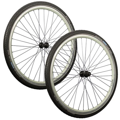 28 Zoll Laufradsatz Shimano Deore T610 Bereifung Schwalbe Marathon plus Mantel - Bild 1 von 4