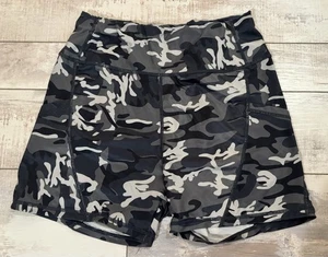 Shein Camo Bike Shorts Gr. L Large - grau/Taschen B - Bild 1 von 6