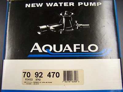 Water Pump made USA 70-92-470 fits Ford Bronco II Ranger Merkur Scorpio 2.9L V6 - Image 1 of 3