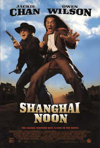 Jackie Chan Owen Wilson Shanghai Noon Movie Poster Print Wall Decor 17 x 12