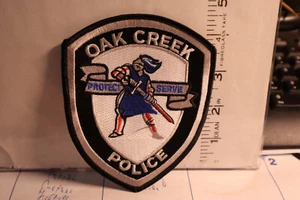 police patch  OAK CREEK POLICE WISCONSIN - Picture 1 of 1