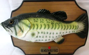 Big Mouth Billy Bass Fish Take Me to the River Don’t Worry Be Happy Parts AS IS - Picture 1 of 5