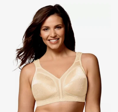 BEIGE PLAYTEX 18 Hour BRA WIREFREE  Shoulder Comfort  Style 4693  Size 52C  NWT - Image 1 of 3
