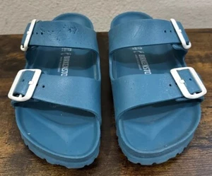 Birkenstock Arizona EVA Blue Sandals Women’s Size EUR 37 (7744839) - Picture 1 of 6