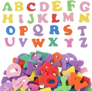 260Pcs Foam Letter Stickers, 10 Colors Self-Adhesive A-Z Alphabet Stickers for D - Picture 1 of 9