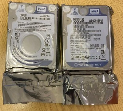 NEW WD Blue 500GB SATA 2.5" Laptop Hard Disk Drive PS3 HDD 5400rpm/ - Image 1 of 3