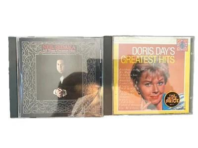 Doris Day! Neal Sedaka! Greatest Hits CDs QUALIFIED For FREE Single! - Image 1 of 4