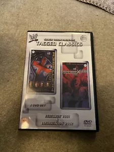 WWE Tagged Classics Rebellion 2001 & Insurrextion 2002 DVD (2 Disc Set) WWF RARE - Picture 1 of 2