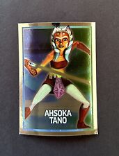 2008 Topps Merlin Star Wars AHSOKA TANO Foil Sticker #107 Rookie RC Clone Wars