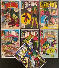 SENSATIONAL SHE-HULK #2, 3, 4, 5,7,9,11 (1989) Lot of 7 John Byrne Marvel Comics