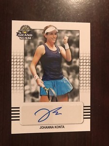 2018 Leaf Grand Slam Tennis #BA-JK1 - Johanna Konta (Autographed)