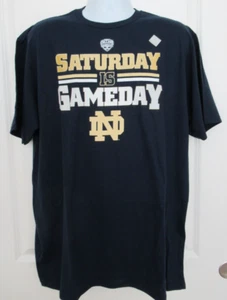 Notre Dame Fighting Irish The Go-To Tee Saturday is Game Day Navy Size XL NWT - Picture 1 of 6