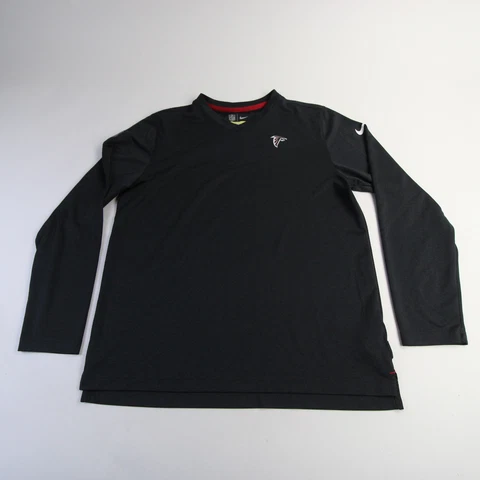 Atlanta Falcons Nike NFL On Field Apparel Long Sleeve Shirt Men's Black Used Cover