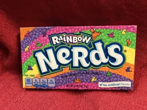 2 Boxes Of WILLY WONKA NERDS RAINBOW THEATER SIZE BOX 5 OZ EACH CANDY - Picture 1 of 3