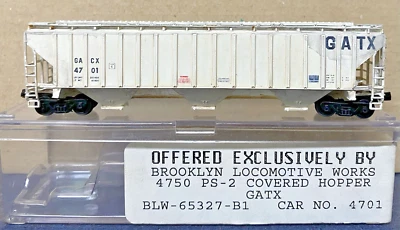 GATX Intermountain BLW N Scale Pullman Standard 4750 3 bay Covered Hopper GACX - Image 1 of 2