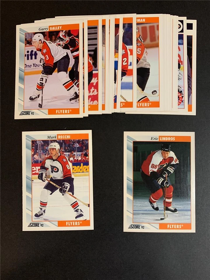 1992-93 Score Philadelphia Flyers Team Set 22 Cards - Image 1 of 1
