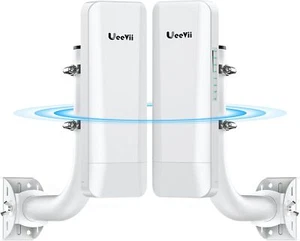100Mbit / s Bezprzewodowe mosty 5.8G Outdoor 3KM Długi dystans Wifi Ethernet Extender - Zdjęcie 1 z 18