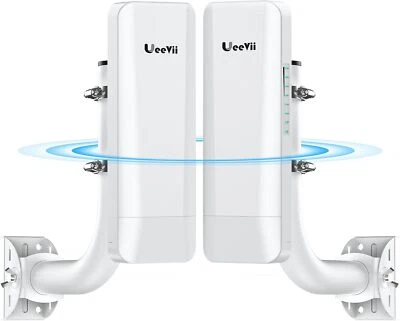UEEVII 100Mbit/s Drahtlose Brücken 5.8G Outdoor 3KM Langstrecke Wifi Ethernet Extender