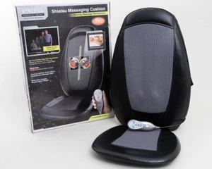 Homedics Shiatsu Massaging Cushion Seat with Heat Black Model SBM-200H - Picture 1 of 5