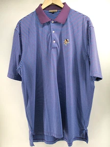Peter Millar Summer Comfort Polo Shirt Mens XL Philadelphia Cricket Club Blue - Picture 1 of 8