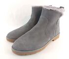 UGG Romely Fashion Boots Women 11 Gray Suede Zip 1123850